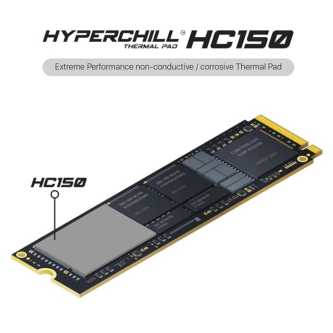 Hyperchill HC150 Thermal Pad 15 W/m*K | 100 X 50 mm