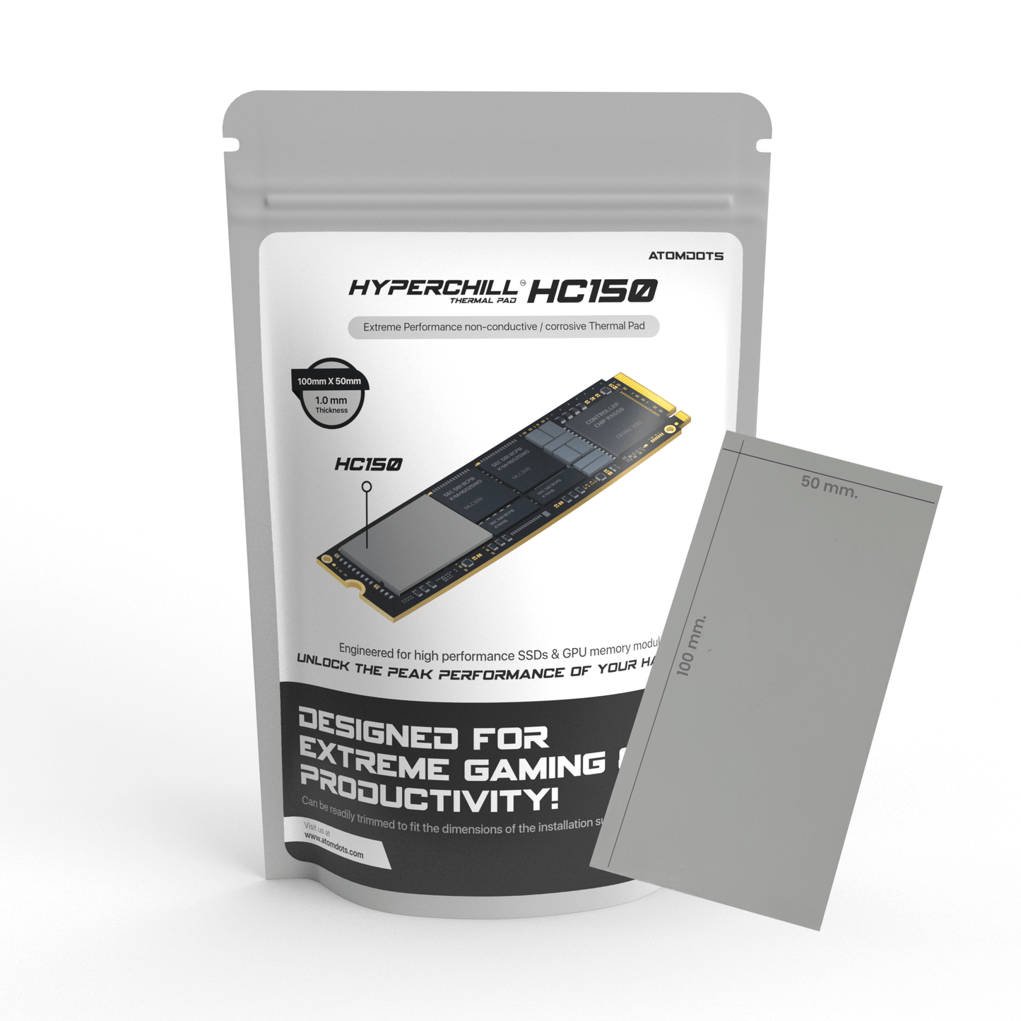 Hyperchill HC150 Thermal Pad 15 W/m*K | 100 X 50 mm